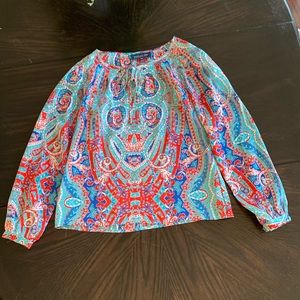 Jones New York | Paisley Patterned Top